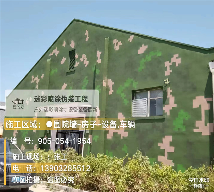 铁门关外墙数码迷彩漆施工报价清单(100㎡标准墙面测算)